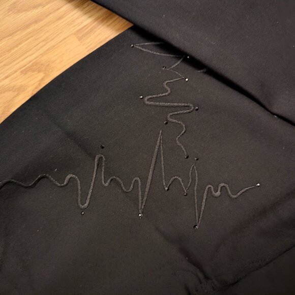 VTG Straight Leg Trousers with Embroidery - Picture 2 of 7